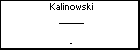Kalinowski _____