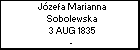 Jzefa Marianna Sobolewska