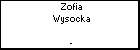 Zofia Wysocka